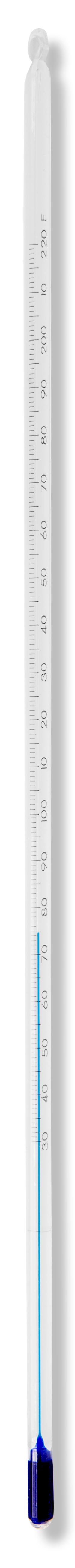 80904E - VEE GEE Scientific Glass Thermometer 30 to 220°F (16in) Partial Immersion