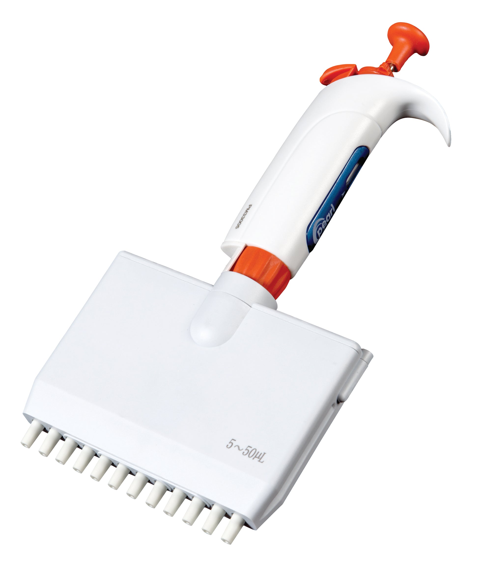 Pearl® Adjustable 12-Channel Pipette, Blue (5–50 µL or 30–300 µL) - Image 2