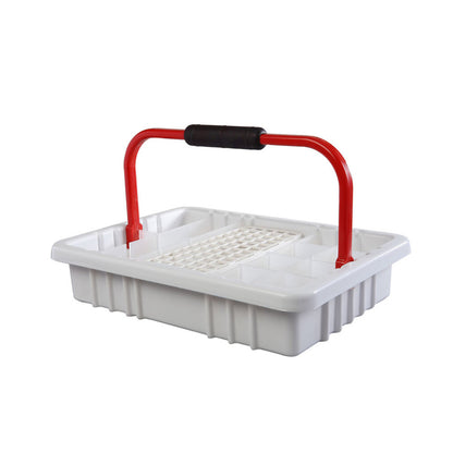 Heathrow Scientific 120261 Phlebotomy Sample Collection Tray 17mm ABS White Clinical