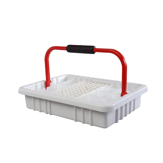 Heathrow Scientific 120261 Phlebotomy Sample Collection Tray 17mm ABS White Clinical