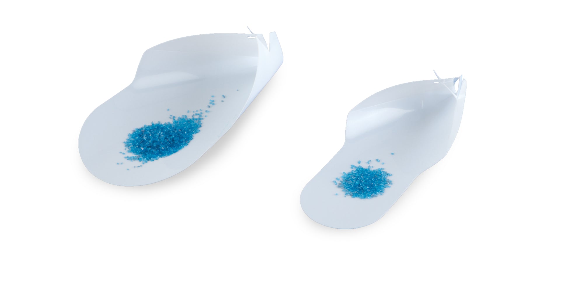 Heathrow Scientific 120656 Dual Purpose Scoop Large Polystyrene White Pack of 100 alternate view